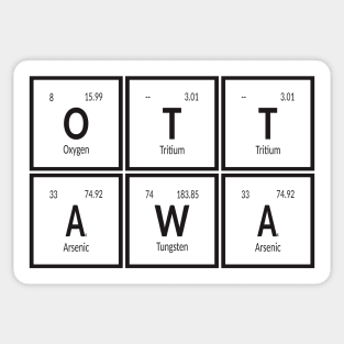 Ottawa Periodic Table Sticker